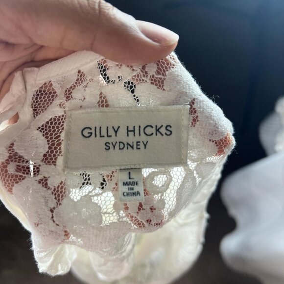 Y2k Gilly Hicks Lace Babydoll Top - Picture 5 of 5